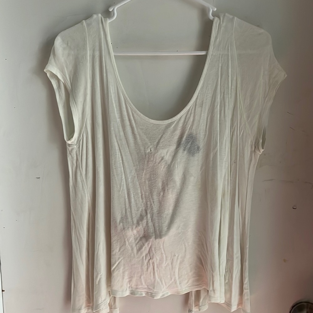 White open back top